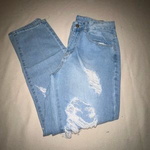 Ripped Mom Jeans